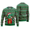 Dinasour Funny Ugly Christmas Sweater - Image 1