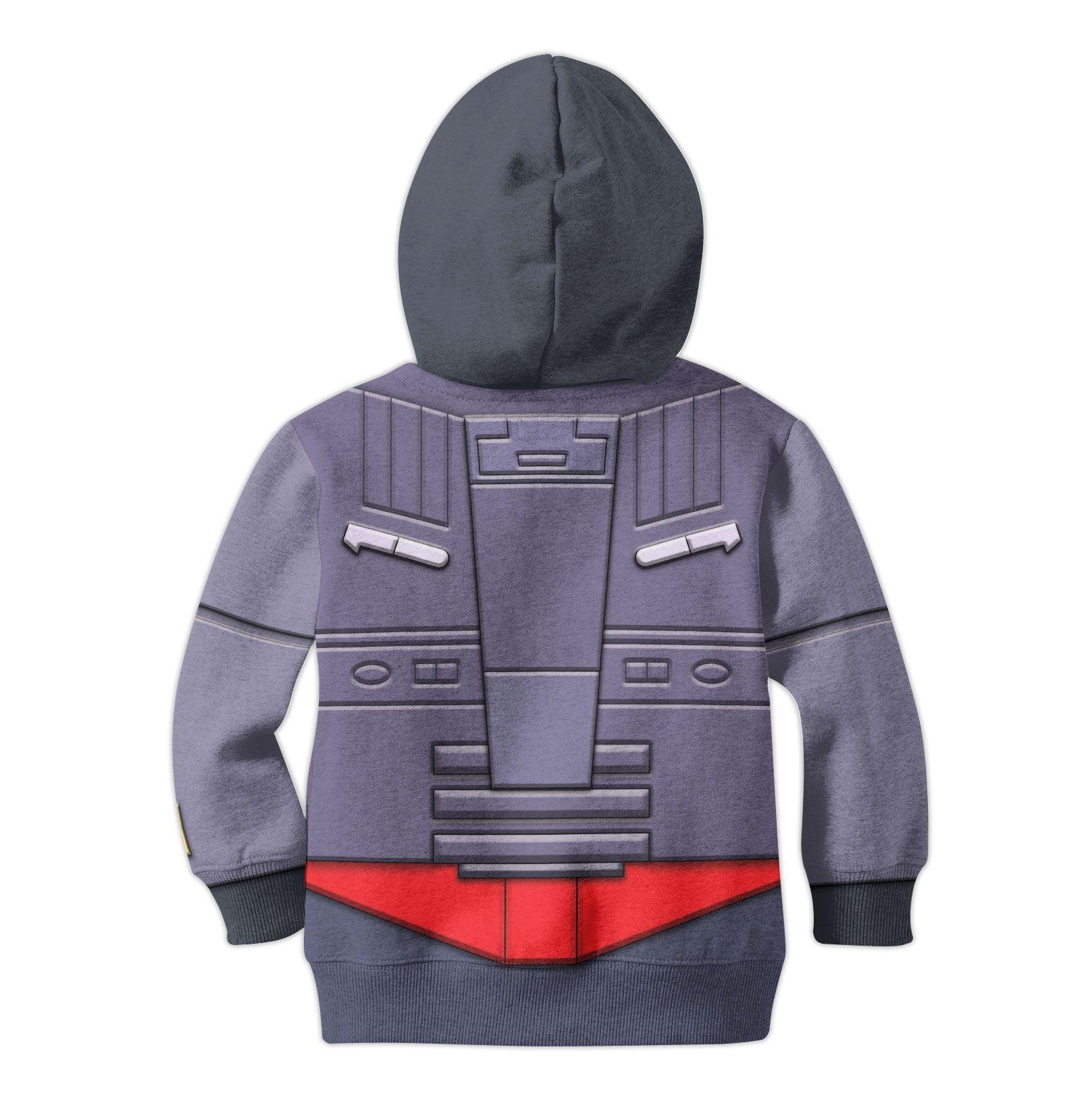 dinobots grimlock g1 kid costume cosplay hoodie sweatshirt t shirt 1 2 Dinobots Grimlock G1 Kid Costume Cosplay Hoodie Sweatshirt T-Shirt 1 - Image 2