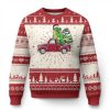 Dinosaur Christmas Tree Ugly Christmas Sweater Merry Rexmas - Image 1