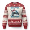 Dirt Bike Christmas Ugly Christmas Sweater Brraaap Funny Motocross Biker Xmas Gift - Image 1