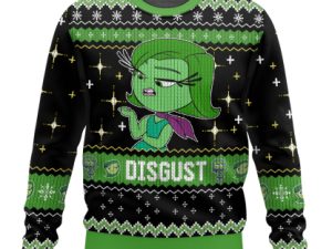 Disgust Inside Out Ugly Christmas Sweater - Image 1