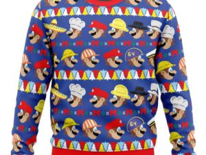 Do The Odyssey Mario Bros Ugly Christmas Sweater - Image 1