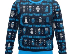 Doctor Who Whos Outside Christmas Ugly Christmas Sweater - Image 1