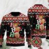 Dog Lover Golden Retriever Ho Ho Ho Ugly Christmas Sweater - Image 1