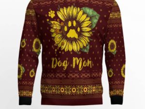 Dog Mom Ugly Christmas Sweater - Image 1