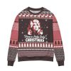 Dolly Parton Holly Dolly Christmas Pine Tree Pattern Ugly Christmas Sweater - Image 1
