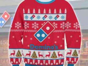 Dominos Ugly Christmas Sweater - Image 1