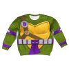 Donatello Costume Cosplay Kid Hoodie Sweatshirt T-Shirt 2 - Image 1