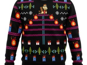 Donkey Kong Ugly Christmas Sweater - Image 1