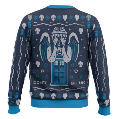 dont blink doctor who ugly christmas sweater 2 Dont Blink Doctor Who Ugly Christmas Sweater - Image 2