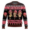 Dont Call Me Cute Im A Monster Chopper One Piece Ugly Christmas Sweater - Image 1