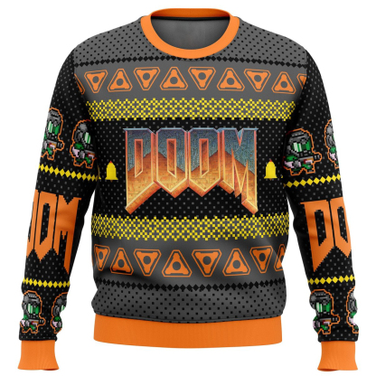 doom ugly christmas sweater 1 Doom Ugly Christmas Sweater - Image 1