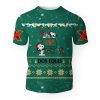 Dos Equis American Merry Christmas, Snoopy House Cute Fan Gift-3D Unisex T-Shirt - Image 1