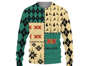 Dos Equis Merry Christmas And -3D Sweatshirt - Image 1