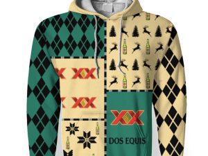 Dos Equis Merry Christmas And -3D Unisex Hoodie - Image 1