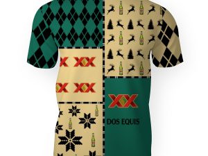 Dos Equis Merry Christmas And -3D Unisex T-Shirt - Image 1