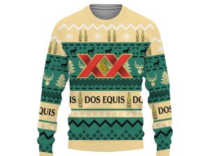 Dos Equis Shirts Beer Vintage Logo-3D Sweatshirt - Image 1