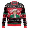 Dr Fauci Baby Its Covid Outside You Should Really Stay Away Fauci Ugly Christmas Sweater - Image 1