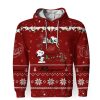 Dr Pepper Soft Drink American Merry Christmas, Snoopy House Cute Fan Gift-3D Unisex Hoodie - Image 1