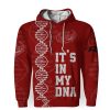 Dr Pepper Soft Drink It's In My DNA-3D Unisex Hoodie - Image 1