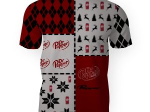 Dr Pepper Soft Drink Merry Christmas And -3D Unisex T-Shirt - Image 1
