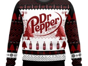 Dr Pepper Ugly Christmas Sweater Holiday Gift Holiday Gift - Image 1