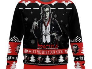 Dracula Ugly Christmas Sweater - Image 1