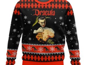 Dracula Ugly Christmas Sweater Holiday Gift - Image 1