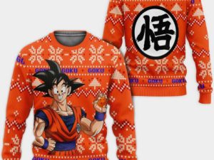 Dragon Ball Z Goku Ugly Christmas Sweater - Image 1