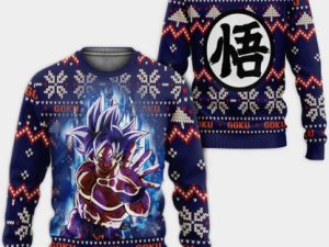 Dragon Ball Z Goku Ultra Instinct Ugly Christmas Sweater - Image 1