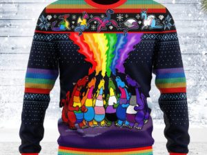 Dragon Lgbt Ugly Christmas Sweater - Image 1