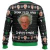 Drink Feck Arse Father Ted Ugly Christmas Sweater - Image 2