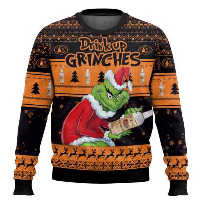 drink up grinches titos ugly christmas sweater 1 Drink Up Grinches Titos Ugly Christmas Sweater - Image 1