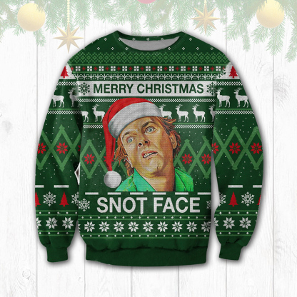 drop dead fred ugly christmas sweater 1 Drop Dead Fred Ugly Christmas Sweater - Image 1