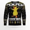 Duck Pew Pew Madafakas Ugly Christmas Sweater - Image 1