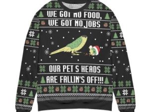 Dumb And Dumber We Got No Food Ugly Christmas Sweater - Image 1