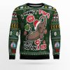 Elephant I Didnt Fart My Butt Blew You A Kiss Ugly Christmas Sweater - Image 1