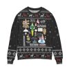 Elf Movie Welcome Santa Snowflake Pattern Ugly Christmas Sweater - Image 1