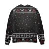 Elf Movie Welcome Santa Snowflake Pattern Ugly Christmas Sweater - Image 2