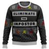 Eliminate The Impostor Among Us Ugly Christmas Sweater - Image 1