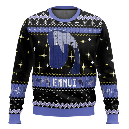 ennui boredom inside out ugly christmas sweater 1 Ennui Boredom Inside Out Ugly Christmas Sweater - Image 1