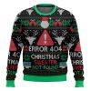 Error 404 Funny Xmas Not Found Ugly Christmas Sweater - Image 1