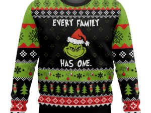 Every Family Has One Grinch Ugly Christmas Sweater - Image 1