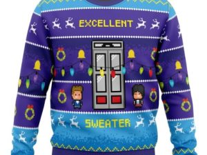 Excellent Sweater Bill And Ted Ugly Christmas Sweater - Image 1