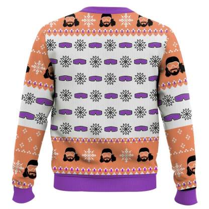 expect the unexpected in the kingdom of madness macho man ugly christmas sweater 2 Expect The Unexpected In The Kingdom Of Madness Macho Man Ugly Christmas Sweater - Image 2