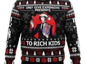 Expensive Gifts Black Butler Ugly Christmas Sweaters - Image 1