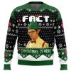 Fact Christmas Is Here The Office Ugly Christmas Sweater - Image 1