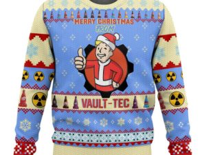 Fallout Merry Christmas From Vault Tec Ugly Christmas Sweater - Image 1
