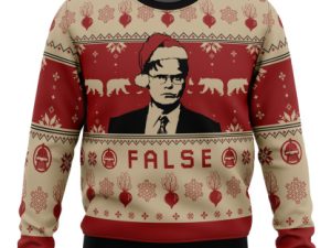False The Office Ugly Christmas Sweater - Image 1