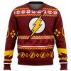 Fast Christmas The Flash Comics Ugly Christmas Sweater - Image 1